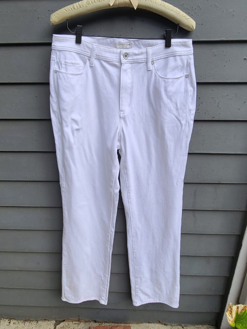 Coldwater Creek White Jeans Classic Fit size 14L